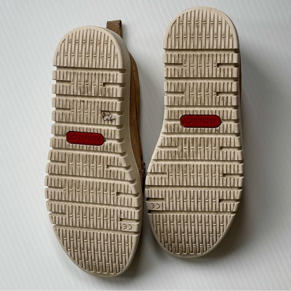 Vionic Tan Suede Loafers with Cream Sole - Picture 4 of 4